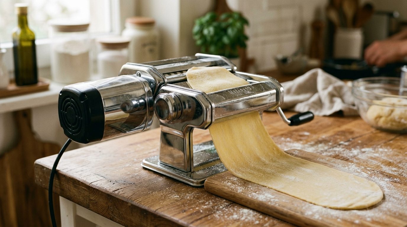 Moteur Marcato Pasta Drive : booster sa machine à pâtes manuelle